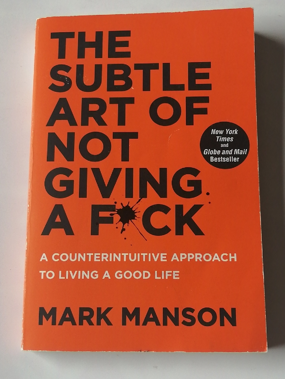 ✳️2/$15✳️The Subtle Art of Not Giving a "Bleep" by Mark Manson - Adult Book